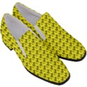 Fern Pattern 2 Yellow Women Slip On Heel Loafers View3