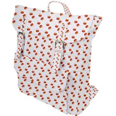 Kawaii Pumpkin Patt White Buckle Up Backpack by violetheavensky