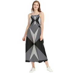 Abstract Pattern Geometric Backgrounds   Boho Sleeveless Summer Dress by Eskimos