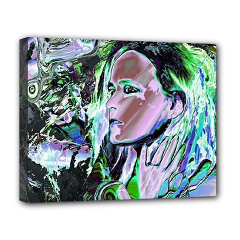 Glam Rocker Deluxe Canvas 20  X 16  (stretched) by MRNStudios