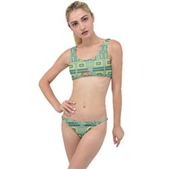 Abstract Pattern Geometric Backgrounds   The Little Details Bikini Set by Eskimos