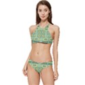 Abstract pattern geometric backgrounds   Banded Triangle Bikini Set View1