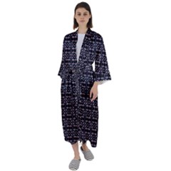 Freesia Maxi Satin Kimono by Sparkle