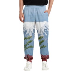 Mountain-mount-landscape-japanese Men s Elastic Waist Pants by Sudhe