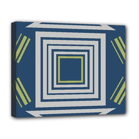 Abstract Pattern Geometric Backgrounds   Deluxe Canvas 20  X 16  (stretched) by Eskimos