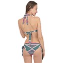 Abstract pattern geometric backgrounds   Tie It Up Bikini Set View2