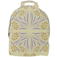 Folk Flowers Print Floral Pattern Ethnic Art Mini Full Print Backpack by Eskimos