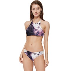 Sakura Girl Banded Triangle Bikini Set by MRNStudios