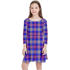Tartan 2 Kids  Quarter Sleeve Skater Dress by tartantotartanspink
