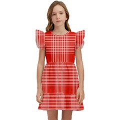 193 B Kids  Winged Sleeve Dress by tartantotartansallreddesigns