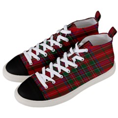 Stewart Of Rothesay Men s Mid-top Canvas Sneakers by tartantotartansreddesign2