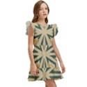 Abstract pattern geometric backgrounds   Kids  Winged Sleeve Dress View3
