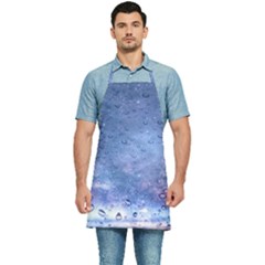 Gouttes D eau Galaxy Kitchen Apron by kcreatif