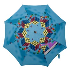 Floating-cubes-on-blue Backgrounderaser 20220422 203144521 Backgrounderaser 20220422 203216276 Hook Handle Umbrellas (medium) by marthatravis1968