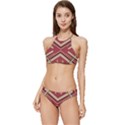 Abstract pattern geometric backgrounds   Banded Triangle Bikini Set View1