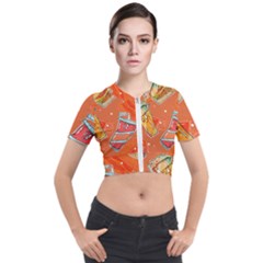 55 Short Sleeve Cropped Jacket by EvgeniaEsenina