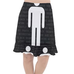 A Wordsearch For Our Times Fishtail Chiffon Skirt by WetdryvacsLair
