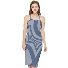Abstract Pattern Geometric Backgrounds Bodycon Cross Back Summer Dress by Eskimos