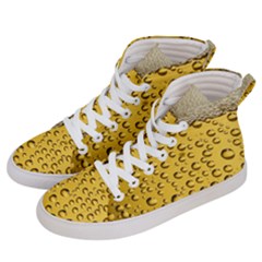 Beer Bubbles Men s Hi-top Skate Sneakers by Wegoenart