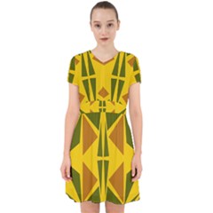  Abstract Geometric Design   Geometric Fantasy  Terrazzo  Adorable In Chiffon Dress by Eskimos