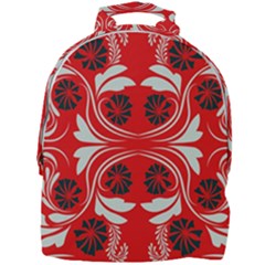 Folk Flowers Print Floral Pattern Ethnic Art Mini Full Print Backpack by Eskimos