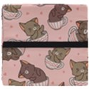 Seamless Pattern Adorable Cat Inside Cup Seat Cushion View4