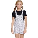 Cute Pattern With Easter Bunny Egg Kids  Short Overalls View1