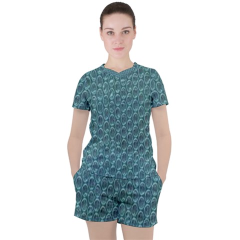 Bubble Wrap Women s Tee And Shorts Set by artworkshop