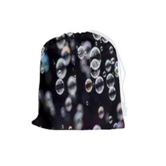 Bubble Drawstring Pouch (large) by artworkshop