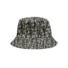 Creepy Head Motif Pattern Bucket Hat (kids) by dflcprintsclothing