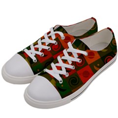 Space Pattern Multicolour Men s Low Top Canvas Sneakers by Jancukart