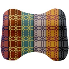 Grungy Vintage Patterns Head Support Cushion by artworkshop