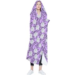 Purple Ghost Wearable Blanket by NerdySparkleGoth