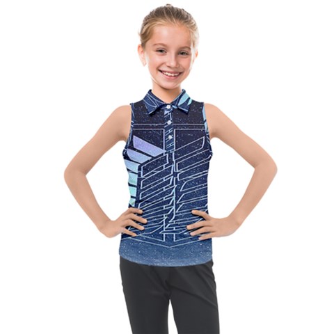 Attack On Titan Scouting Legion Kids  Sleeveless Polo Tee by artworkshop