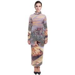 Beauty And The Beast Castle Turtleneck Maxi Dress by artworkshop