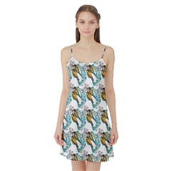 Birds Satin Night Slip by Sparkle