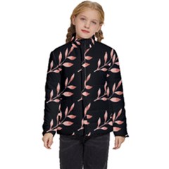 Spring Leafs Kids  Puffer Bubble Jacket Coat by Sparkle