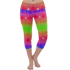 Angelic Pride Capri Yoga Leggings by Thespacecampers