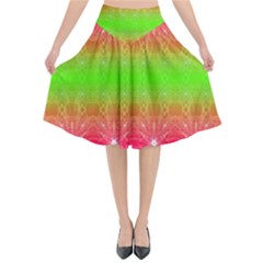 Angelic Pride Flared Midi Skirt by Thespacecampers
