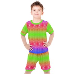 Angelic Pride Kids  Tee And Shorts Set by Thespacecampers