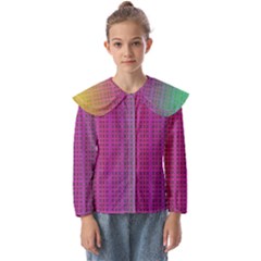 Bismuth Flow Kids  Peter Pan Collar Blouse by Thespacecampers