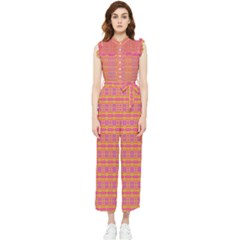 Creamsicle Experience Women s Frill Top Chiffon Jumpsuit by Thespacecampers
