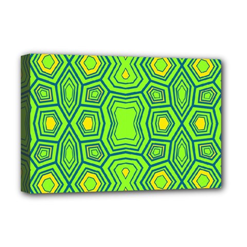 Abstract Pattern Geometric Backgrounds  Deluxe Canvas 18  X 12  (stretched) by Eskimos