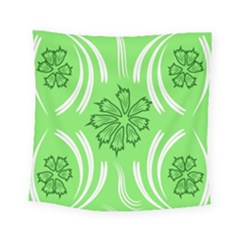 Folk Flowers Print Floral Pattern Ethnic Art Square Tapestry (small) by Eskimos