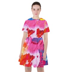 Colorful Painting Sailor Dress by artworkshop
