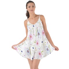 Pattern Flowers Love The Sun Cover Up by artworkshop