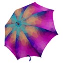 Triangles Polygon Color Hook Handle Umbrellas (Medium) View2