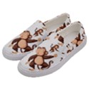 Monkey-seamless-pattern Men s Canvas Slip Ons View2