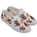 Monkey-seamless-pattern Men s Canvas Slip Ons View3