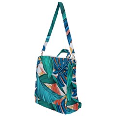 Leaves Tropical Exotic Crossbody Backpack by artworkshop